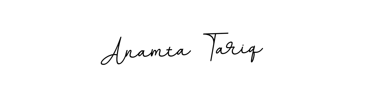 It looks lik you need a new signature style for name Anamta Tariq. Design unique handwritten (BallpointsItalic-DORy9) signature with our free signature maker in just a few clicks. Anamta Tariq signature style 11 images and pictures png
