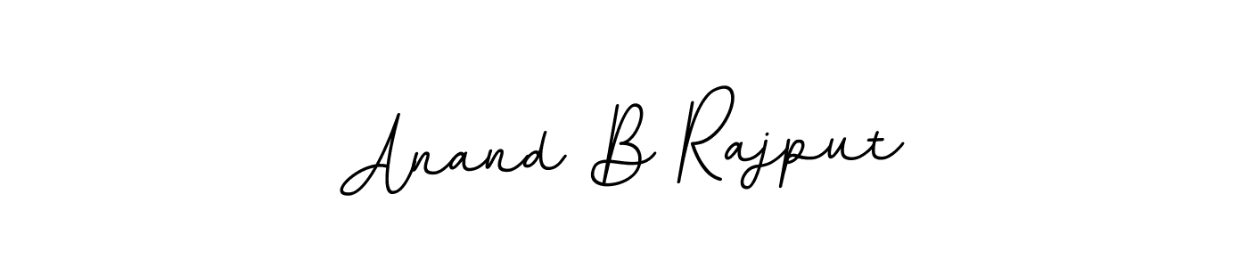 Make a beautiful signature design for name Anand B Rajput. With this signature (BallpointsItalic-DORy9) style, you can create a handwritten signature for free. Anand B Rajput signature style 11 images and pictures png
