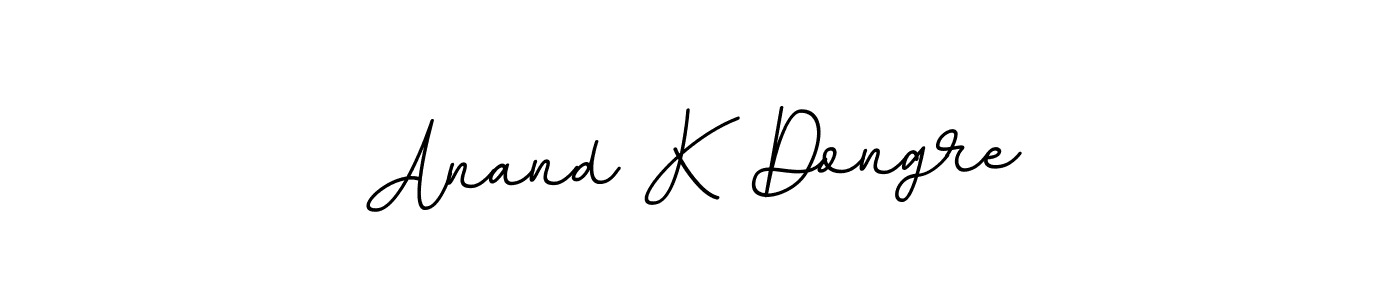 Create a beautiful signature design for name Anand K Dongre. With this signature (BallpointsItalic-DORy9) fonts, you can make a handwritten signature for free. Anand K Dongre signature style 11 images and pictures png