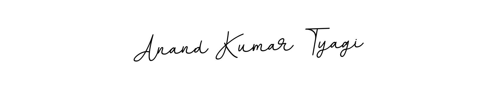 Create a beautiful signature design for name Anand Kumar Tyagi. With this signature (BallpointsItalic-DORy9) fonts, you can make a handwritten signature for free. Anand Kumar Tyagi signature style 11 images and pictures png