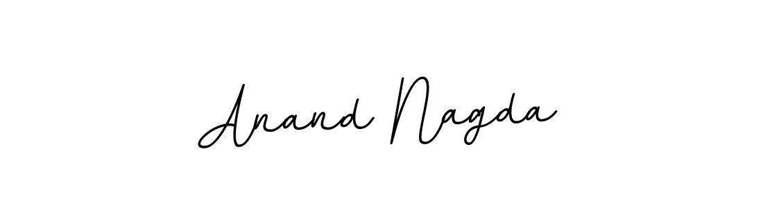 Anand Nagda stylish signature style. Best Handwritten Sign (BallpointsItalic-DORy9) for my name. Handwritten Signature Collection Ideas for my name Anand Nagda. Anand Nagda signature style 11 images and pictures png