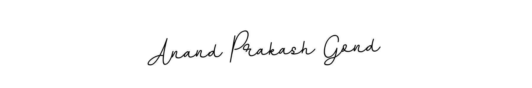 The best way (BallpointsItalic-DORy9) to make a short signature is to pick only two or three words in your name. The name Anand Prakash Gond include a total of six letters. For converting this name. Anand Prakash Gond signature style 11 images and pictures png