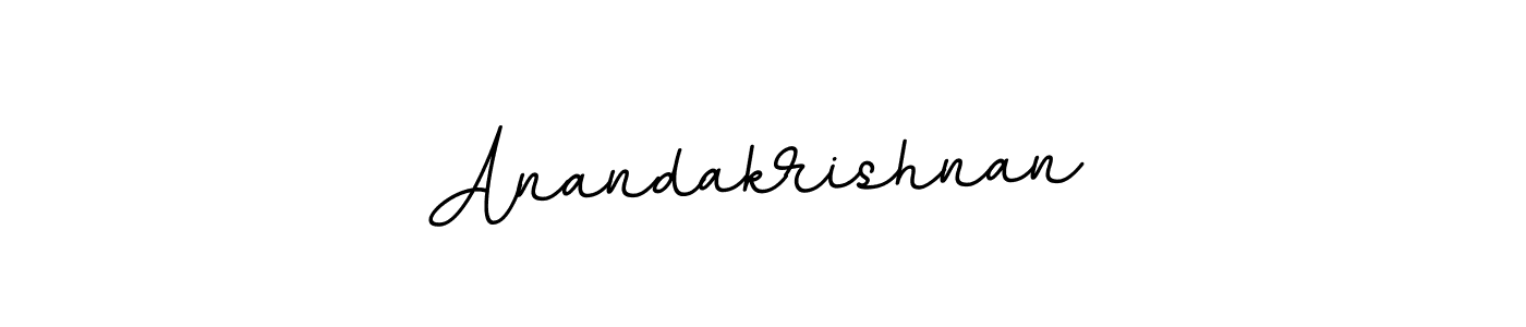 Make a beautiful signature design for name Anandakrishnan. With this signature (BallpointsItalic-DORy9) style, you can create a handwritten signature for free. Anandakrishnan signature style 11 images and pictures png