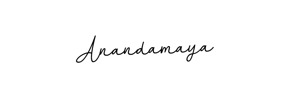 Create a beautiful signature design for name Anandamaya. With this signature (BallpointsItalic-DORy9) fonts, you can make a handwritten signature for free. Anandamaya signature style 11 images and pictures png