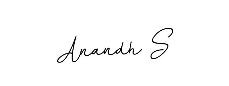 Make a beautiful signature design for name Anandh S. Use this online signature maker to create a handwritten signature for free. Anandh S signature style 11 images and pictures png
