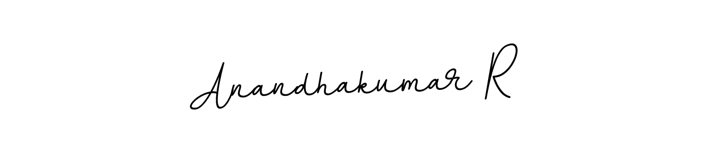 This is the best signature style for the Anandhakumar R name. Also you like these signature font (BallpointsItalic-DORy9). Mix name signature. Anandhakumar R signature style 11 images and pictures png