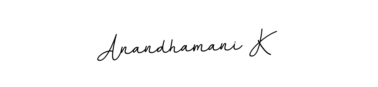 It looks lik you need a new signature style for name Anandhamani K. Design unique handwritten (BallpointsItalic-DORy9) signature with our free signature maker in just a few clicks. Anandhamani K signature style 11 images and pictures png