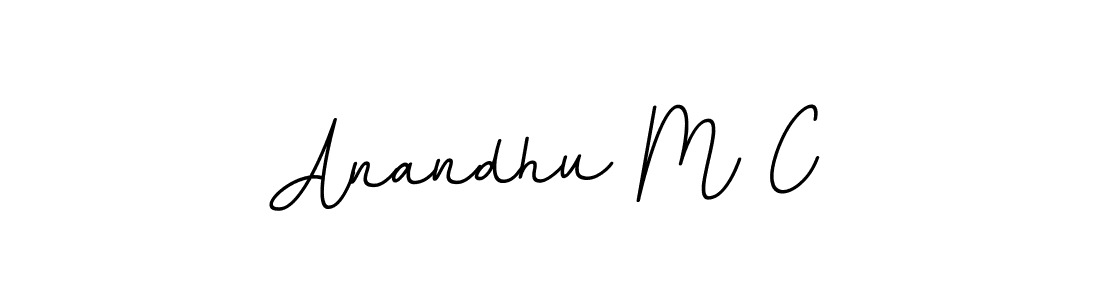 How to Draw Anandhu M C signature style? BallpointsItalic-DORy9 is a latest design signature styles for name Anandhu M C. Anandhu M C signature style 11 images and pictures png