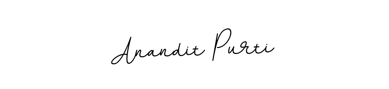 Create a beautiful signature design for name Anandit Purti. With this signature (BallpointsItalic-DORy9) fonts, you can make a handwritten signature for free. Anandit Purti signature style 11 images and pictures png