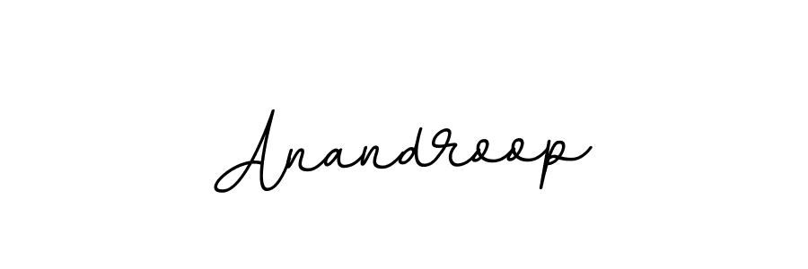 Use a signature maker to create a handwritten signature online. With this signature software, you can design (BallpointsItalic-DORy9) your own signature for name Anandroop. Anandroop signature style 11 images and pictures png