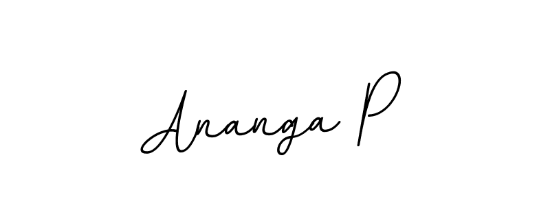 Create a beautiful signature design for name Ananga P. With this signature (BallpointsItalic-DORy9) fonts, you can make a handwritten signature for free. Ananga P signature style 11 images and pictures png