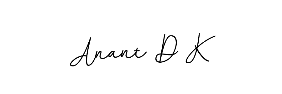 This is the best signature style for the Anant D K name. Also you like these signature font (BallpointsItalic-DORy9). Mix name signature. Anant D K signature style 11 images and pictures png