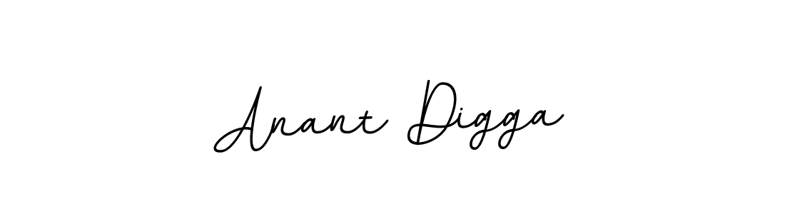 Make a beautiful signature design for name Anant Digga. With this signature (BallpointsItalic-DORy9) style, you can create a handwritten signature for free. Anant Digga signature style 11 images and pictures png
