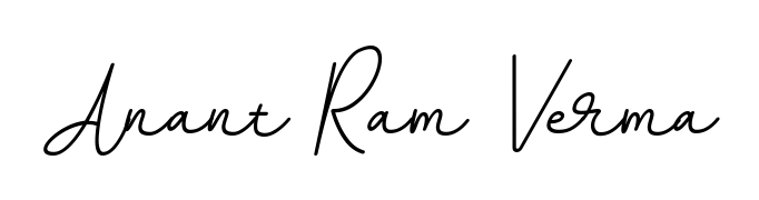 Generate high-definition signature styles for Anant Ram Verma. The BallpointsItalic-DORy9 typeface ensures crisp legibility and sophisticated design. Anant Ram Verma signature style 11 images and pictures png