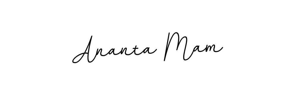 Similarly BallpointsItalic-DORy9 is the best handwritten signature design. Signature creator online .You can use it as an online autograph creator for name Ananta Mam. Ananta Mam signature style 11 images and pictures png