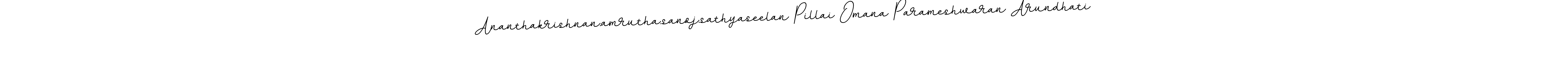 You should practise on your own different ways (BallpointsItalic-DORy9) to write your name (Ananthakrishnan.amrutha.sanoj.sathyaseelan Pillai Omana Parameshwaran Arundhati) in signature. don't let someone else do it for you. Ananthakrishnan.amrutha.sanoj.sathyaseelan Pillai Omana Parameshwaran Arundhati signature style 11 images and pictures png