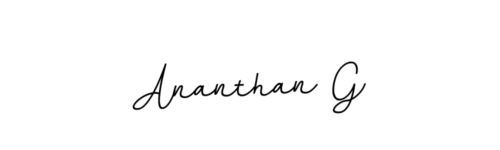 Also we have Ananthan G name is the best signature style. Create professional handwritten signature collection using BallpointsItalic-DORy9 autograph style. Ananthan G signature style 11 images and pictures png