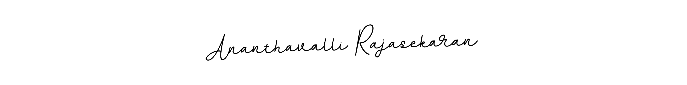 How to make Ananthavalli Rajasekaran name signature. Use BallpointsItalic-DORy9 style for creating short signs online. This is the latest handwritten sign. Ananthavalli Rajasekaran signature style 11 images and pictures png