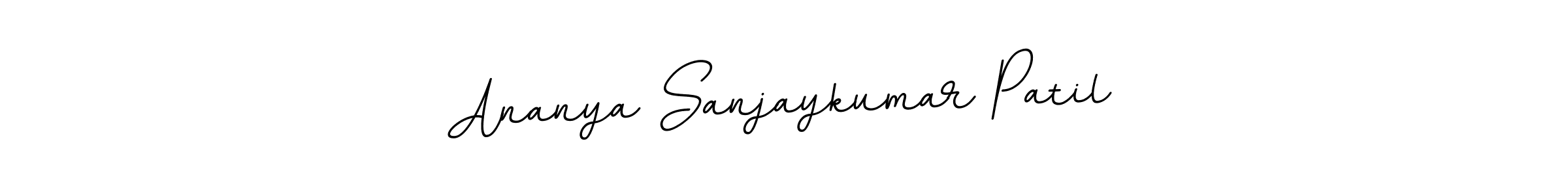 The best way (BallpointsItalic-DORy9) to make a short signature is to pick only two or three words in your name. The name Ananya Sanjaykumar Patil include a total of six letters. For converting this name. Ananya Sanjaykumar Patil signature style 11 images and pictures png