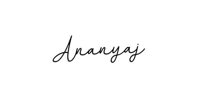 Ananyaj stylish signature style. Best Handwritten Sign (BallpointsItalic-DORy9) for my name. Handwritten Signature Collection Ideas for my name Ananyaj. Ananyaj signature style 11 images and pictures png