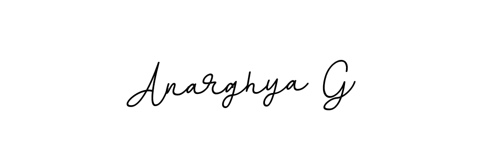 Anarghya G stylish signature style. Best Handwritten Sign (BallpointsItalic-DORy9) for my name. Handwritten Signature Collection Ideas for my name Anarghya G. Anarghya G signature style 11 images and pictures png