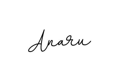 How to make Anaru name signature. Use BallpointsItalic-DORy9 style for creating short signs online. This is the latest handwritten sign. Anaru signature style 11 images and pictures png