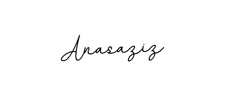 Design your own signature with our free online signature maker. With this signature software, you can create a handwritten (BallpointsItalic-DORy9) signature for name Anasaziz. Anasaziz signature style 11 images and pictures png