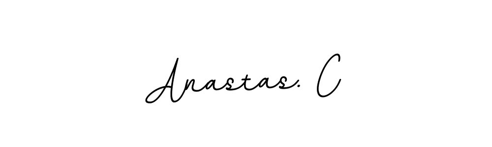 How to make Anastas. C name signature. Use BallpointsItalic-DORy9 style for creating short signs online. This is the latest handwritten sign. Anastas. C signature style 11 images and pictures png