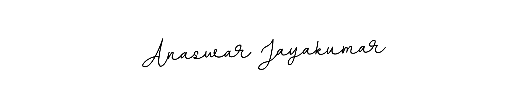 Use a signature maker to create a handwritten signature online. With this signature software, you can design (BallpointsItalic-DORy9) your own signature for name Anaswar Jayakumar. Anaswar Jayakumar signature style 11 images and pictures png