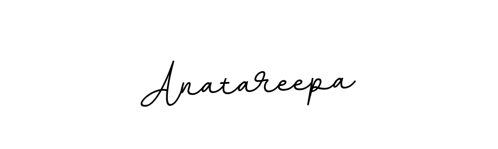 How to make Anatareepa signature? BallpointsItalic-DORy9 is a professional autograph style. Create handwritten signature for Anatareepa name. Anatareepa signature style 11 images and pictures png