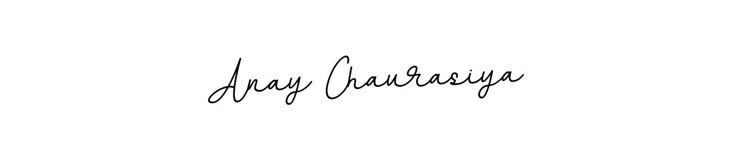 Make a beautiful signature design for name Anay Chaurasiya. With this signature (BallpointsItalic-DORy9) style, you can create a handwritten signature for free. Anay Chaurasiya signature style 11 images and pictures png