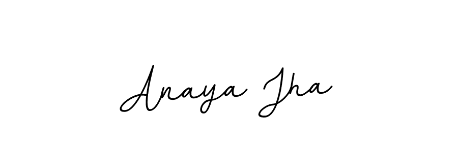 You should practise on your own different ways (BallpointsItalic-DORy9) to write your name (Anaya Jha) in signature. don't let someone else do it for you. Anaya Jha signature style 11 images and pictures png