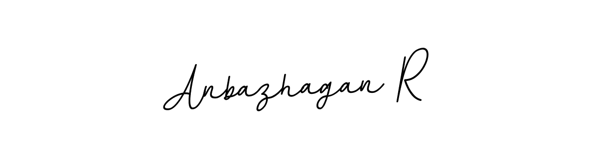 Use a signature maker to create a handwritten signature online. With this signature software, you can design (BallpointsItalic-DORy9) your own signature for name Anbazhagan R. Anbazhagan R signature style 11 images and pictures png