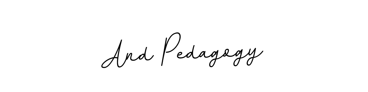 Once you've used our free online signature maker to create your best signature BallpointsItalic-DORy9 style, it's time to enjoy all of the benefits that And Pedagogy name signing documents. And Pedagogy signature style 11 images and pictures png