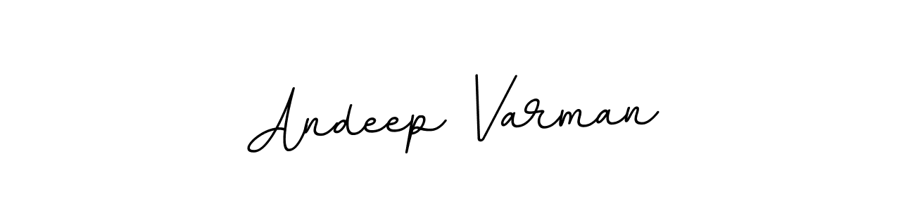 Make a beautiful signature design for name Andeep Varman. With this signature (BallpointsItalic-DORy9) style, you can create a handwritten signature for free. Andeep Varman signature style 11 images and pictures png