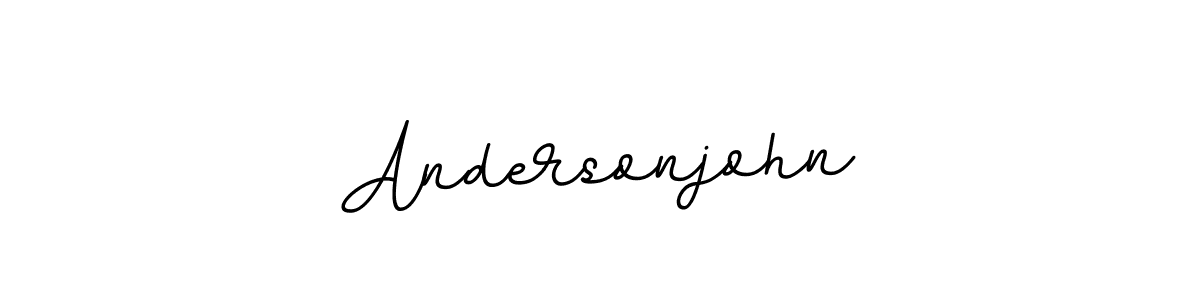 Create a beautiful signature design for name Andersonjohn. With this signature (BallpointsItalic-DORy9) fonts, you can make a handwritten signature for free. Andersonjohn signature style 11 images and pictures png