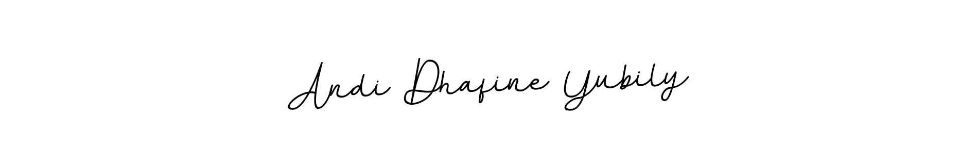 Make a beautiful signature design for name Andi Dhafine Yubily. Use this online signature maker to create a handwritten signature for free. Andi Dhafine Yubily signature style 11 images and pictures png