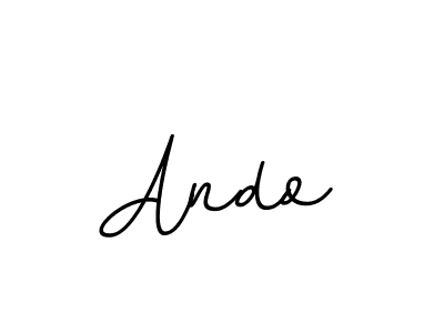 Create a beautiful signature design for name Ando. With this signature (BallpointsItalic-DORy9) fonts, you can make a handwritten signature for free. Ando signature style 11 images and pictures png