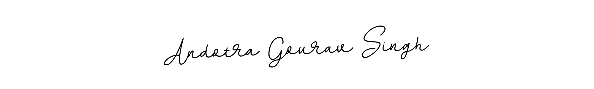 Use a signature maker to create a handwritten signature online. With this signature software, you can design (BallpointsItalic-DORy9) your own signature for name Andotra Gourav Singh. Andotra Gourav Singh signature style 11 images and pictures png