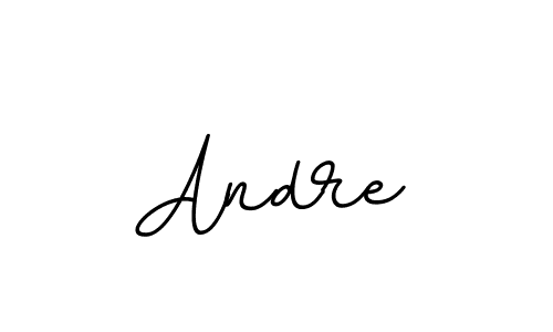 Design your own signature with our free online signature maker. With this signature software, you can create a handwritten (BallpointsItalic-DORy9) signature for name Andre. Andre signature style 11 images and pictures png