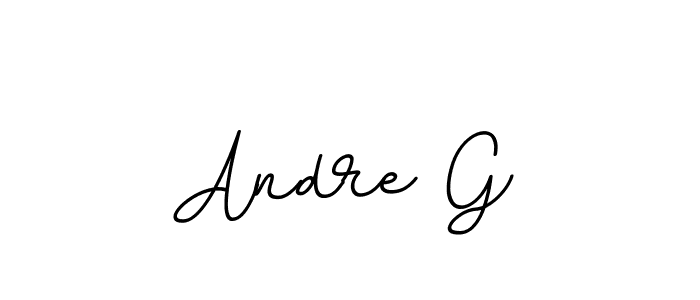 Also You can easily find your signature by using the search form. We will create Andre G name handwritten signature images for you free of cost using BallpointsItalic-DORy9 sign style. Andre G signature style 11 images and pictures png