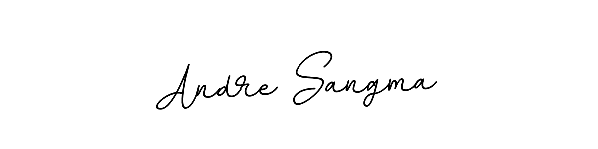 This is the best signature style for the Andre Sangma name. Also you like these signature font (BallpointsItalic-DORy9). Mix name signature. Andre Sangma signature style 11 images and pictures png