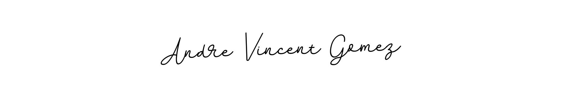 This is the best signature style for the Andre Vincent Gomez name. Also you like these signature font (BallpointsItalic-DORy9). Mix name signature. Andre Vincent Gomez signature style 11 images and pictures png