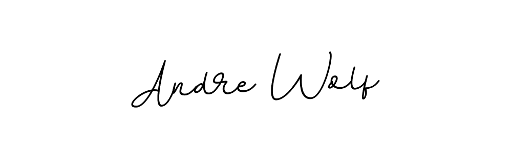 Andre Wolf stylish signature style. Best Handwritten Sign (BallpointsItalic-DORy9) for my name. Handwritten Signature Collection Ideas for my name Andre Wolf. Andre Wolf signature style 11 images and pictures png