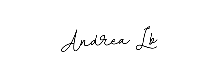 Design your own signature with our free online signature maker. With this signature software, you can create a handwritten (BallpointsItalic-DORy9) signature for name Andrea Lb. Andrea Lb signature style 11 images and pictures png