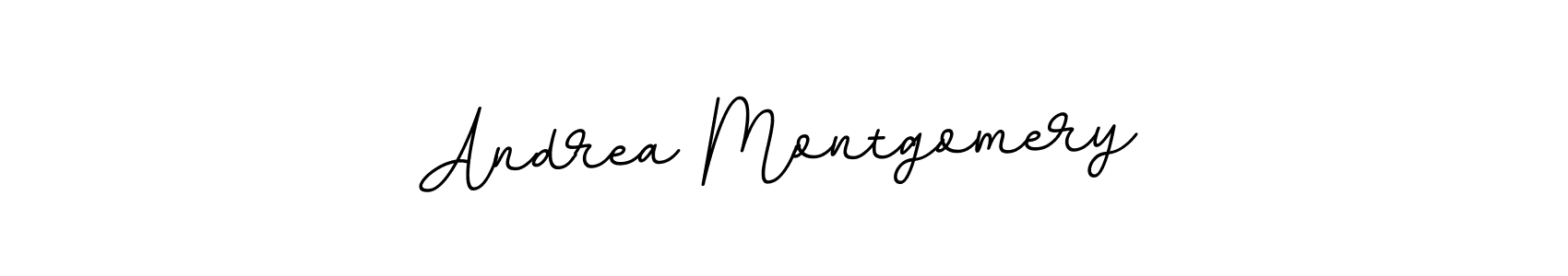 You should practise on your own different ways (BallpointsItalic-DORy9) to write your name (Andrea Montgomery) in signature. don't let someone else do it for you. Andrea Montgomery signature style 11 images and pictures png