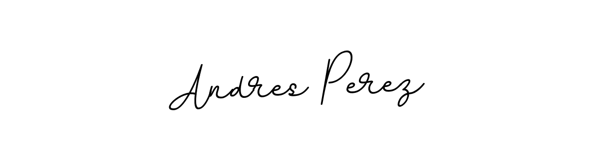 Design your own signature with our free online signature maker. With this signature software, you can create a handwritten (BallpointsItalic-DORy9) signature for name Andres Perez. Andres Perez signature style 11 images and pictures png