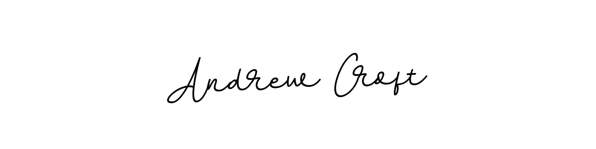 Design your own signature with our free online signature maker. With this signature software, you can create a handwritten (BallpointsItalic-DORy9) signature for name Andrew Croft. Andrew Croft signature style 11 images and pictures png