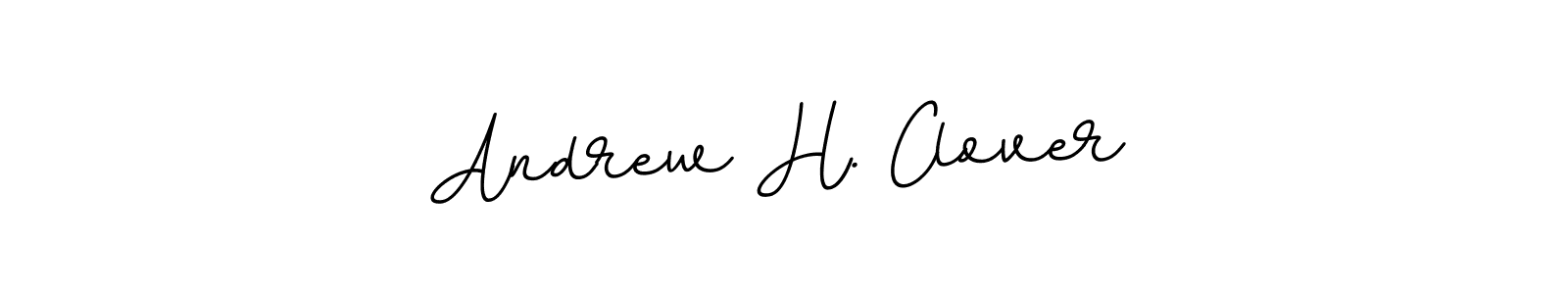 Make a beautiful signature design for name Andrew H. Clover. With this signature (BallpointsItalic-DORy9) style, you can create a handwritten signature for free. Andrew H. Clover signature style 11 images and pictures png