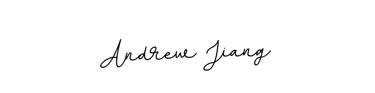 You should practise on your own different ways (BallpointsItalic-DORy9) to write your name (Andrew Jiang) in signature. don't let someone else do it for you. Andrew Jiang signature style 11 images and pictures png